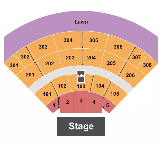 ENDSTAGE RESERVED Seating Map Seating Chart