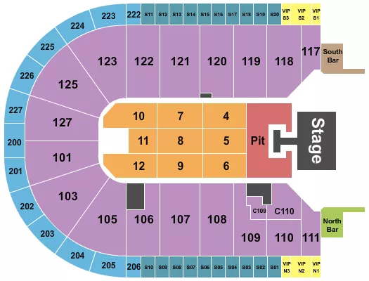 JORDAN DAVIS Seating Map Seating Chart