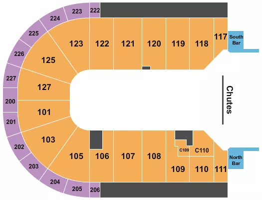 PBR Seating Map Seating Chart