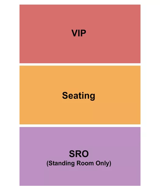 ADAMS COUNTY FAIR GROUNDS CO VIP SEATED SRO Seating Map Seating Chart