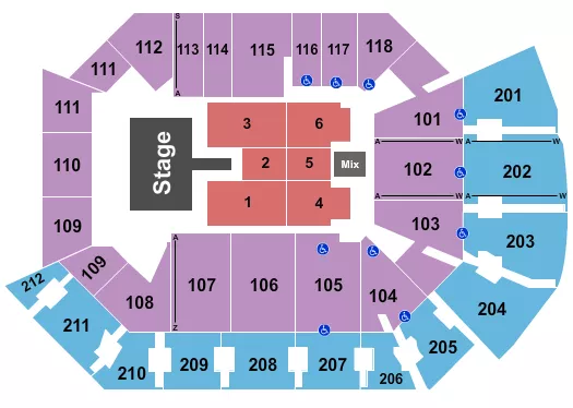 CECE WINANS Seating Map Seating Chart