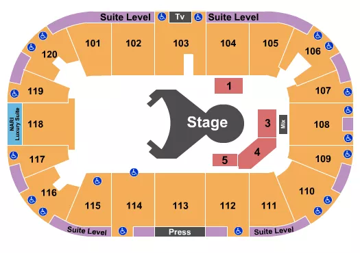 CIRQUE OVO Seating Map Seating Chart
