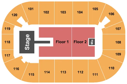 SANTA FE KLAN Seating Map Seating Chart