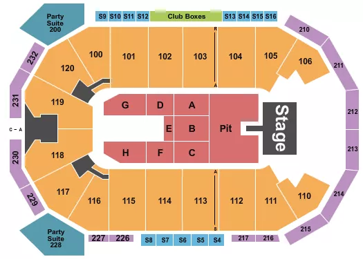 ELLA LANGLEY Seating Map Seating Chart