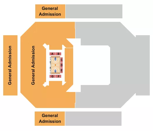 BASKETBALL UIL TOURNAMENT Seating Map Seating Chart