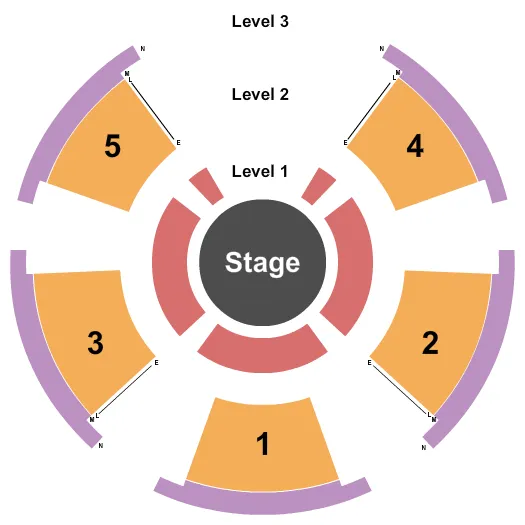 CIRQUE Seating Map Seating Chart