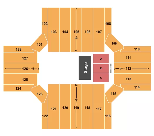 QUARTER HOUSE Seating Map Seating Chart