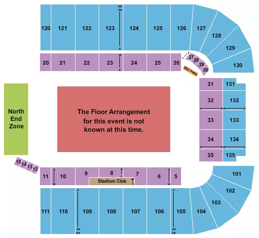 GENERIC FLOOR Seating Map Seating Chart