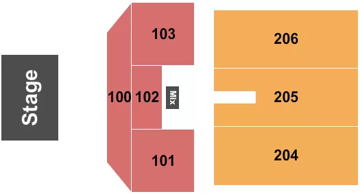 CIRQUE MUSICA Seating Map Seating Chart