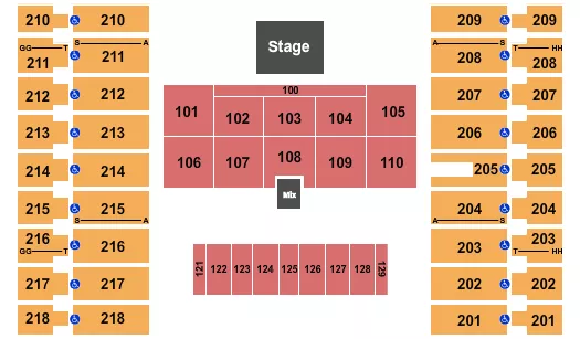JOURNEY Seating Map Seating Chart