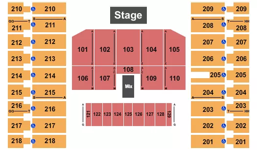 THEATRE 5 Seating Map Seating Chart