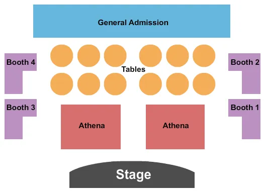 ENDSTAGE Seating Map Seating Chart