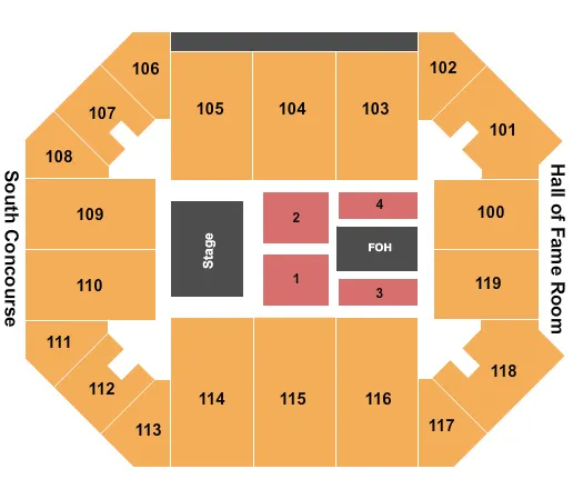 SKILLET Seating Map Seating Chart