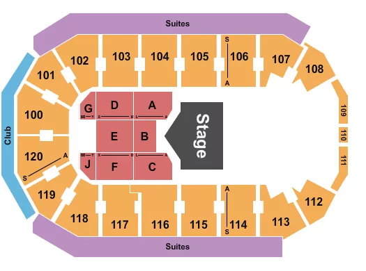 HALF HOUSE 3 Seating Map Seating Chart