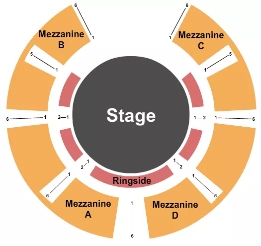 ALLIANT ENERGY CENTER VETERANS MEMORIAL COLISEUM CIRQUE MACEO Seating Map Seating Chart