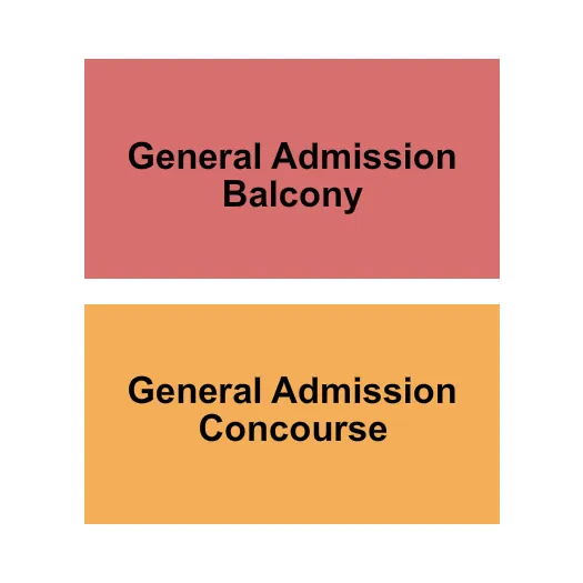 GABALCONY GACONCOURSE Seating Map Seating Chart