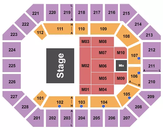 HALF HOUSE 3 Seating Map Seating Chart