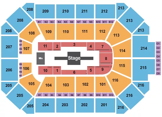 BANDA EL RECODO Seating Map Seating Chart