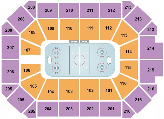 HOCKEY 2 Seating Map Seating Chart