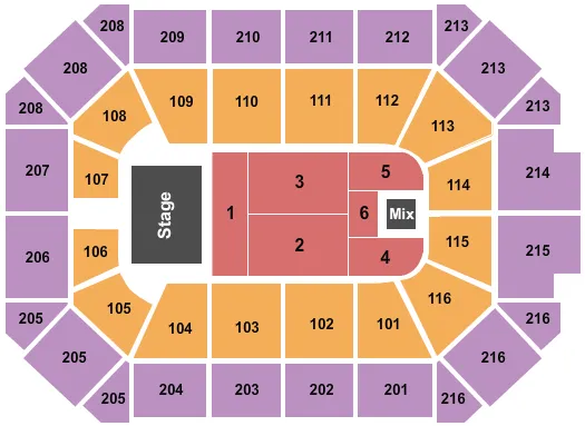 MARCO ANTONIO SOLIS Seating Map Seating Chart
