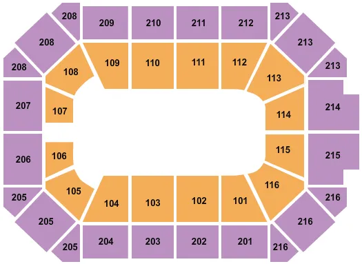 PBR Seating Map Seating Chart