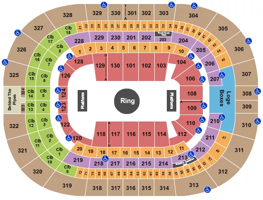 CIRCUS Seating Map Seating Chart