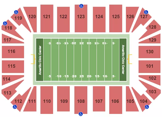 FOOTBALL 2 Seating Map Seating Chart