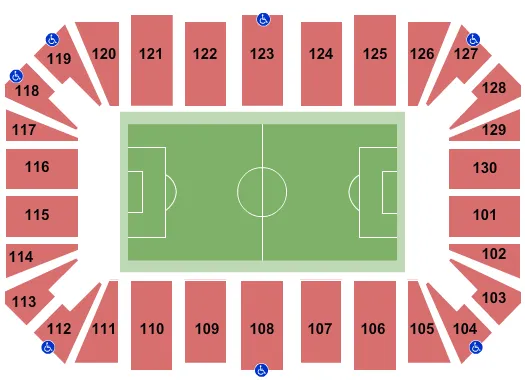 SOCCER Seating Map Seating Chart