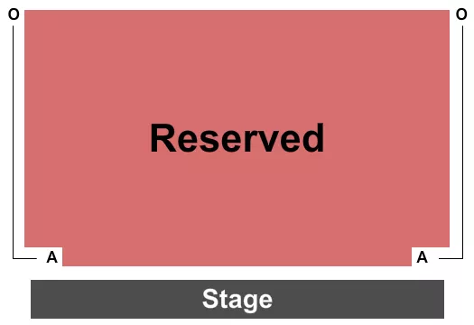AMARILLO LITTLE THEATRE MAINSTAGE ENDSTAGE Seating Map Seating Chart