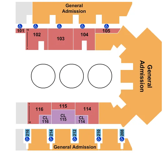 CIRCUS Seating Map Seating Chart