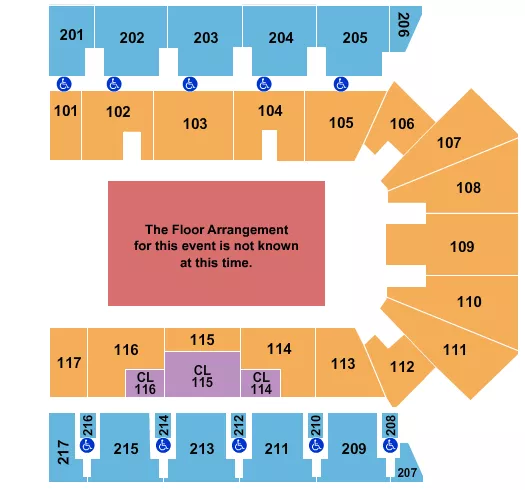 GENERIC FLOOR Seating Map Seating Chart