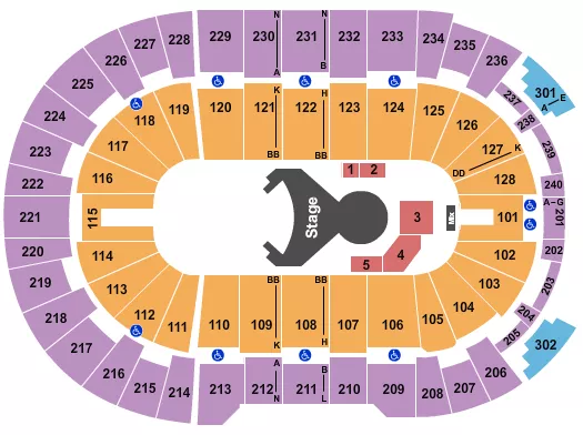 CIRQUE OVO Seating Map Seating Chart