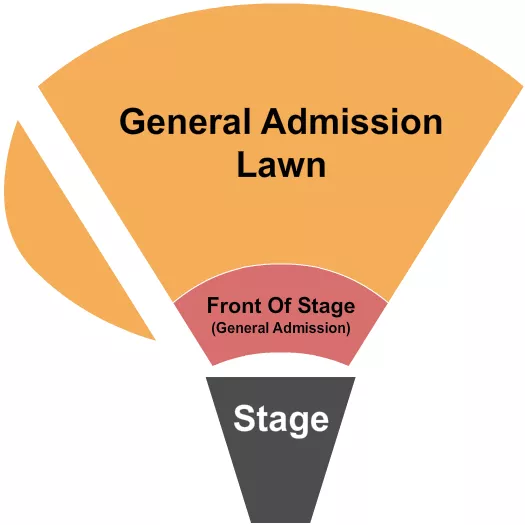 ENDSTAGE GA FRONT Seating Map Seating Chart