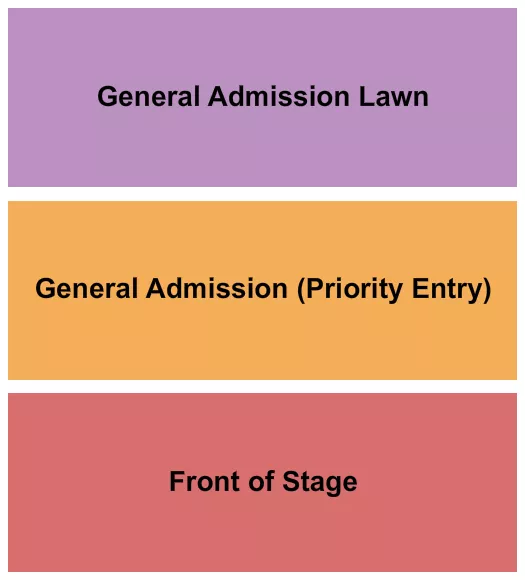 FRONT GA Seating Map Seating Chart