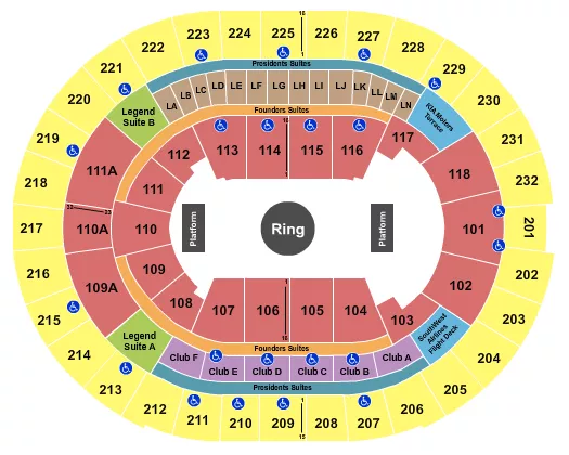 CIRCUS Seating Map Seating Chart