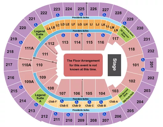 GENERIC FLOOR Seating Map Seating Chart