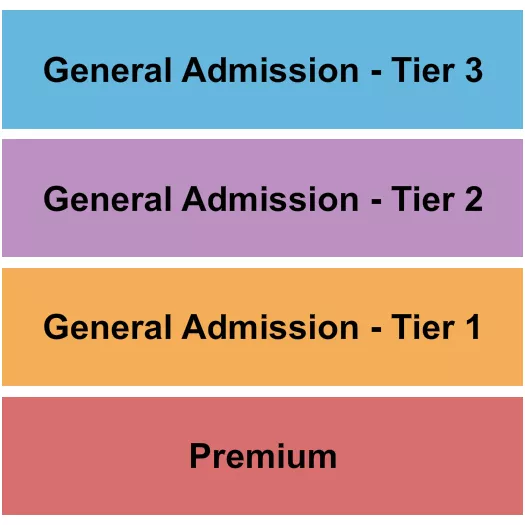 GA TIERS PREMIUM Seating Map Seating Chart