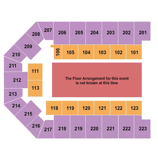 GENERIC FLOOR Seating Map Seating Chart