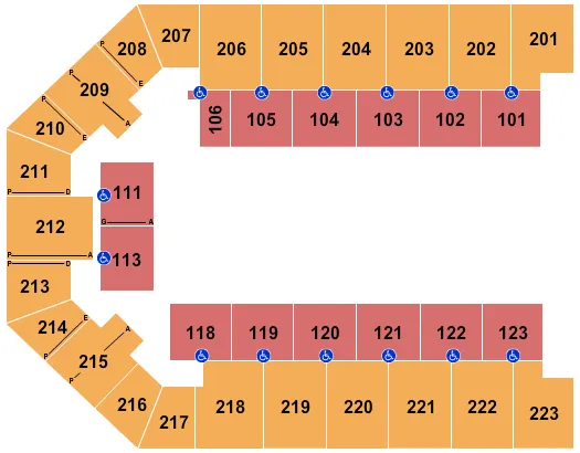 OPEN FLOOR Seating Map Seating Chart