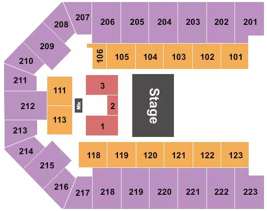 QUARTER HOUSE Seating Map Seating Chart