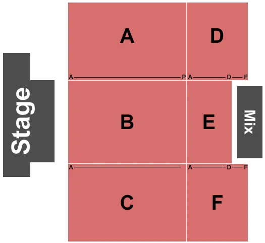 ENDSTAGE 2 Seating Map Seating Chart