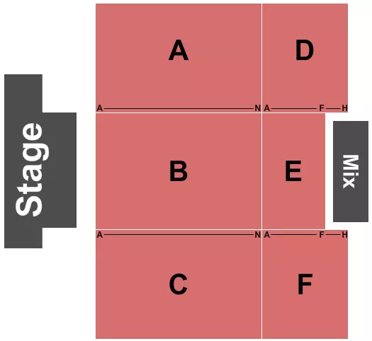 ENDSTAGE Seating Map Seating Chart