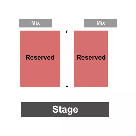 ENDSTAGE Seating Map Seating Chart