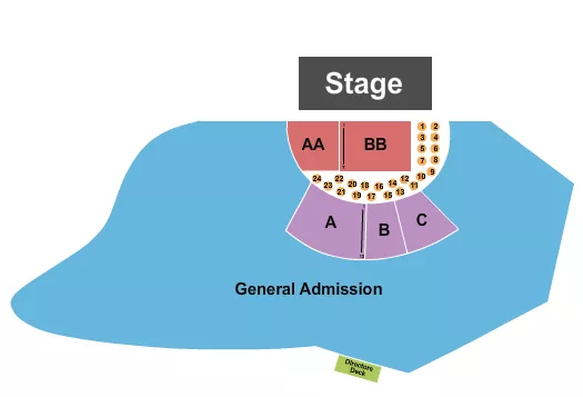ENDSTAGE TABLES Seating Map Seating Chart