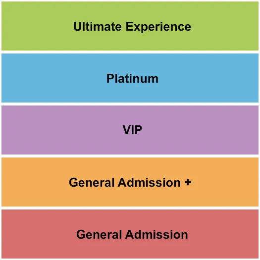 SEA HEAR NOW FEST Seating Map Seating Chart