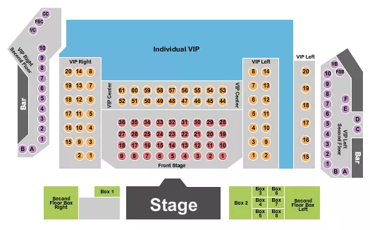 EDUARDO COSTA Seating Map Seating Chart