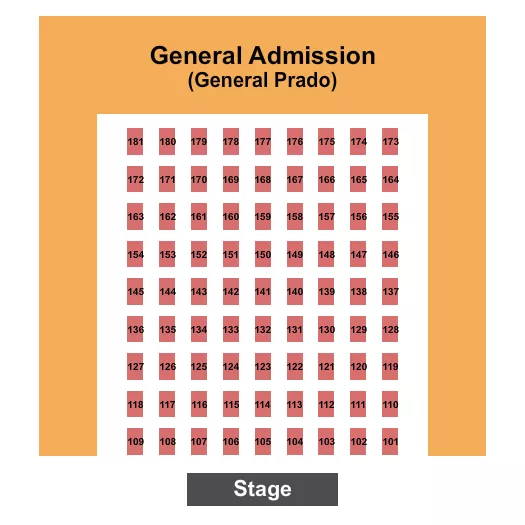 ENDSTAGE TABLES Seating Map Seating Chart