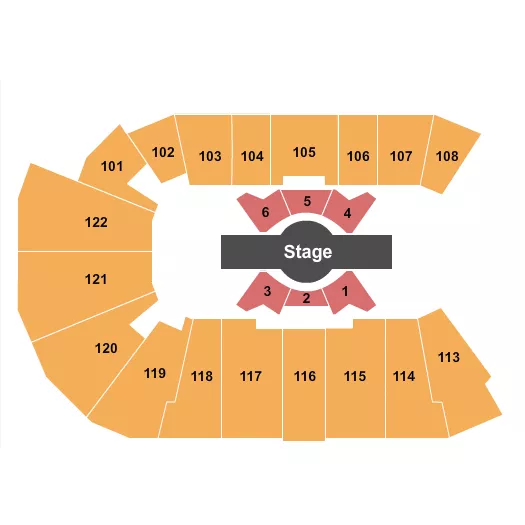 CORTEO Seating Map Seating Chart