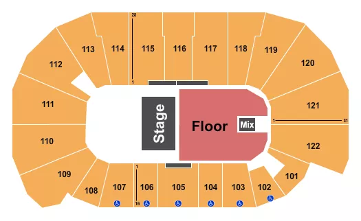 OFFSPRING Seating Map Seating Chart