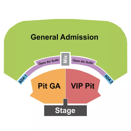 FESTIVAL Seating Map Seating Chart